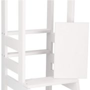 Turn de invatare ajustabil learning tower, tip montessori, alb lvtkkch 01 white
