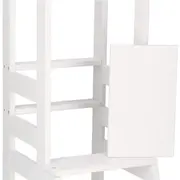 Turn de invatare ajustabil learning tower, tip montessori, alb lvtkkch 01 white