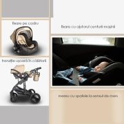 Carucior 3 in 1 transformabil coccolle oppa albastru smb338061430