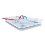 Protectie impermeabila antitranspiratie 3D pentru saltea 60x120 cm, AirCuddle TOP SAFE TS-120