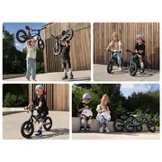 Lionelo - Bicicleta cu roti gonflabile, fara pedale, 12 , Bart, Green Forest BYNLOE-BART_AIR_GREEN_FOREST