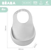 Set 2 Bavete silicon Beaba Airy Green/Light Grey ERFB913509