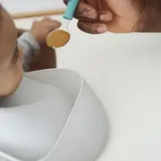 Set 2 Bavete silicon Beaba Old Pink/Light Grey ERFB913510