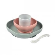 Set de masa silicon Beaba 4 piese Eucalyptus ERFB913507