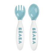 Set lingurita si furculita ergonomica - Bleu ERF3384349133986