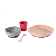 Set de masa silicon 4 piese roz ERF3384349134297