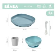 Set de masa silicon 4 piese - Jungle ERF3384349134723