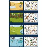 Set stickere reutilizabile Animale Mideer MD1015 BBJMD1015_Initiala