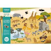 Set stickere reutilizabile Animale Mideer MD1015 BBJMD1015_Initiala