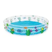 Piscina gonflabila cu 3 inele Pestisori 188 x 33 cm Bestway MY17686 BBJMY17686_Albastru
