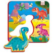 Puzzle magnetic Dino Roter Kafer RK5010-07 BBJRK5010-07_Initiala