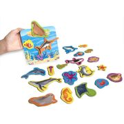 Set magnetic Animale Marine cu Plansa magnetica inclusa, 21 piese Roter Kafer RK2090-05 BBJRK2090-05_Initiala