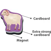 Set magnetic Animale de la Ferma cu Plansa magnetica inclusa, 21 piese Roter Kafer RK2090-01 BBJRK2090-01_Initiala