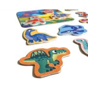 Set magnetic Dinozauri cu Plansa magnetica inclusa, 22 piese Roter Kafer RK2090-03 BBJRK2090-03_Initiala