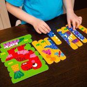 Set puzzle-uri din betisoare Dinozauri, 16 piese Roter Kafer RK1090-02 BBJRK1090-02_Initiala