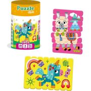 Set puzzle-uri din betisoare Lama si Unicorn, 16 piese Roter Kafer RK1090-01 BBJRK1090-01_Initiala