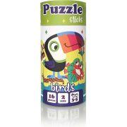Set puzzle-uri din betisoare Pasari, 16 piese Roter Kafer RK1090-04 BBJRK1090-04_Initiala