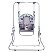 Leagan pentru copii, Top Kids, cu spatar reglabil, Grey Dots KRT4117ATH3GD