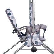 Leagan pentru copii, Top Kids, cu spatar reglabil, Grey Dots KRT4117ATH3GD