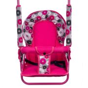 Leagan pentru copii, Top Kids, cu spatar reglabil, Pink Flowers KRT4117ATH3PF