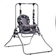 Leagan pentru copii, Top Kids, cu spatar reglabil si bara detasabila, Grey Romb KRT4124ATH1GR
