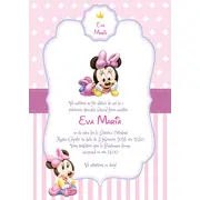 Invitatie de botez Minnie Mouse - SHYFL014