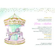 Invitatie de botez Carusel - SHYFL018