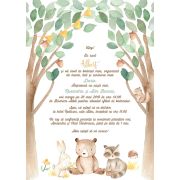 Invitatie de botez Padurea fermecata - SHYFL025