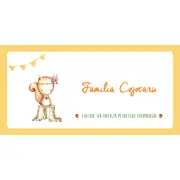 Place card Vulpita - SHYFL040
