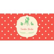 Place card Prietenii din padure - SHYFL047