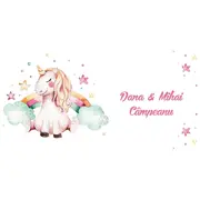 Place card Micul unicorn - SHYFL050