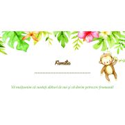 Place card Jungle - SHYFL052