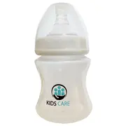 Biberon Natural 130 ml, zero + luni, cu tetina din silicon Kidscare SUPKC_biberon