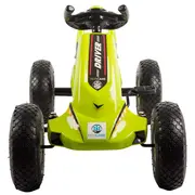 Kart cu pedale si roti gonflabile Driver Kidscare Verde SUPKC_D01_verde