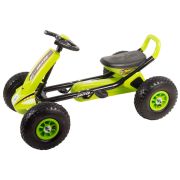 Kart cu pedale si roti gonflabile Driver Kidscare Verde SUPKC_D01_verde