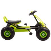 Kart cu pedale si roti gonflabile Driver Kidscare Verde SUPKC_D01_verde