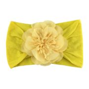 Bentita lata cu floare cu franjuri MBFD384-c7.0-12 luni-Roz pudra