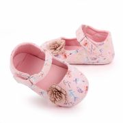 Pantofiori roz pentru fetite - Frunzulite colorate MDd2583-1-p01.3-6 luni (Marimea 18 incaltaminte)