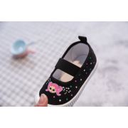 Espadrile negre pentru fetite - Papusica MBa356-5-c.Marimea 23