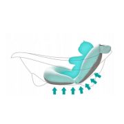 Cadita pliabila cu termometru si suport anatomic genua premium grey lvtk5904067518032