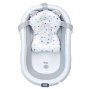 Cadita pliabila cu termometru si suport anatomic genua premium grey lvtk5904067518032