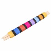 Paravan pentru plaja pliabil 10 m multicolor Springos LVTKPA007