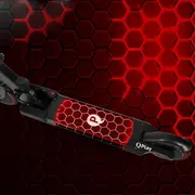 Trotineta led qplay honeycomb rosu smb321qphnc20