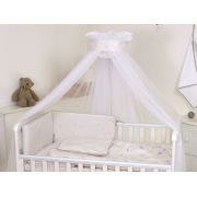 Amy - Lenjerie 3 Piese Cu Protectie Laterala Airy Din Bumbac,120x60 Cm, Bej Pjb80378