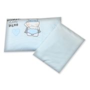 Amy - Lenjerie 3 Piese Cu Protectie Laterala Little Hero Din Bumbac, 120x60 Cm, Blue Pjb80478