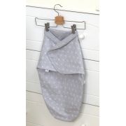 Sistem De Infasare Baby Swaddle Sky Bunny Bumbac Gri, Amy, 72x60 Cm Pjb68783