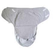Sistem De Infasare Baby Swaddle Sky Bunny Bumbac Gri, Amy, 72x60 Cm Pjb68783