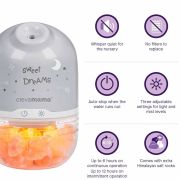Lampa cu sare din Himalaya, umidificator cu lumina de noapte Clevamama 3070 SUPclvm_3070