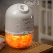 Lampa cu sare din Himalaya, umidificator cu lumina de noapte Clevamama 3070 SUPclvm_3070