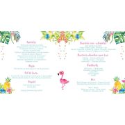 Meniu botez Flamingo - SHYFL063